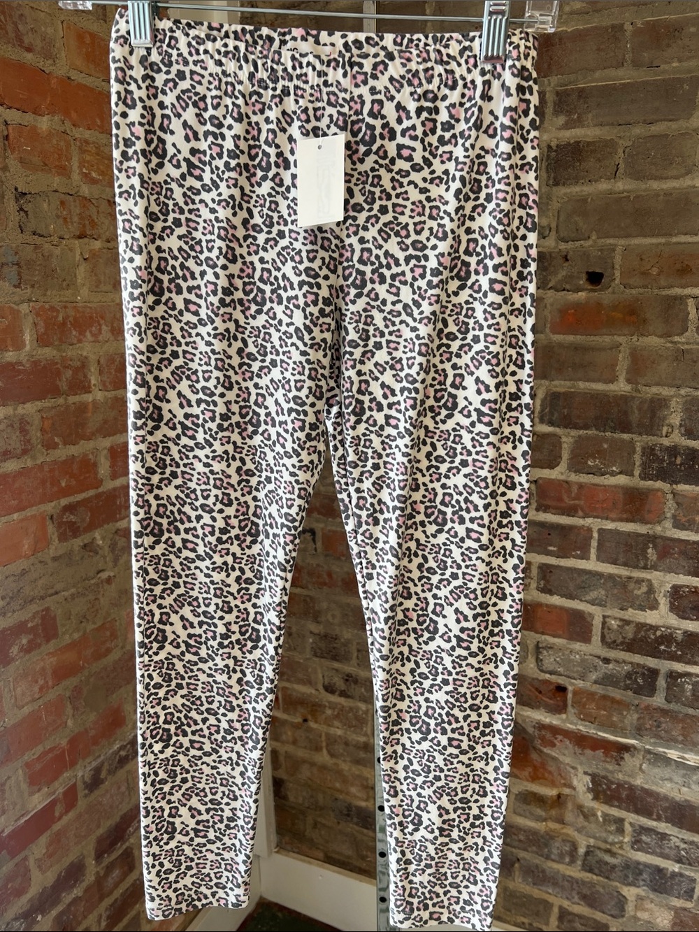 Epic Threads Pink and Black Leopard Print Leggings